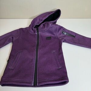 Roots Kids Hoodie Jacket Lilac Size 3t Zip Up